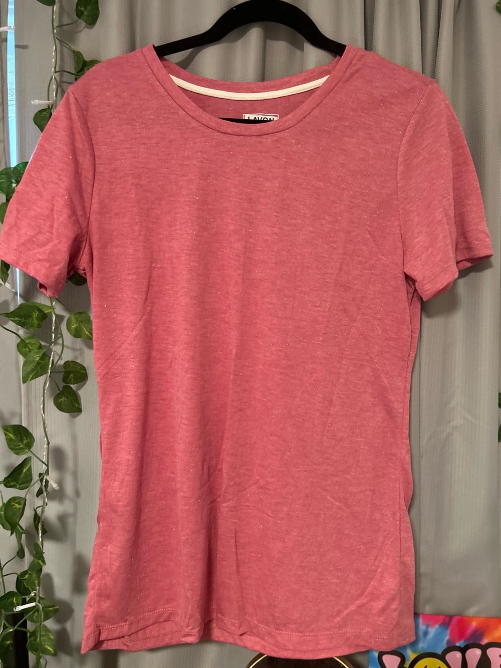 NWT pink shimmery top